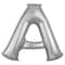 32" Silver Letter Foil Balloon